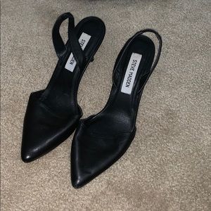 Steve Madden Black Pointed Toe Heels